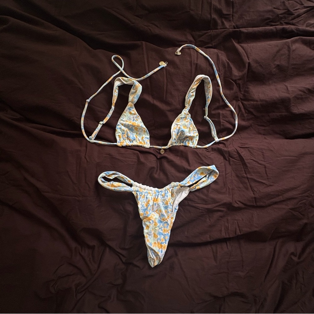 Bydee Swim Charm Detail Floral Bikini